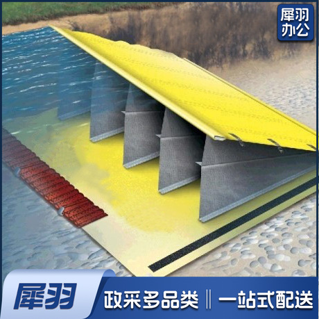户外软体式拦水坝可折叠橡胶挡水子堤河道挡水拦洪坝（9x2m（高度0.6m））